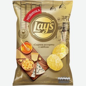 Чипсы Lay s со вкусом Сырное ассорти с медом 90г