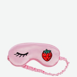 DOLCE MILK Маска для сна Земляника, 1 шт, розовый