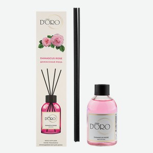 GAMMA D ORO Диффузор ароматизатор для дома парфюм аромадиффузор  Дамасская роза , 55 мл