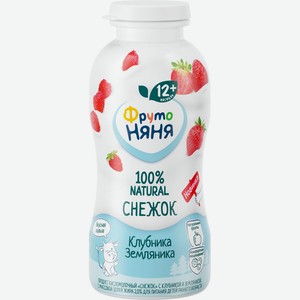 БЗМЖ Продукт к/м Снежок ФрутоНяня клубника/земляника 200мл