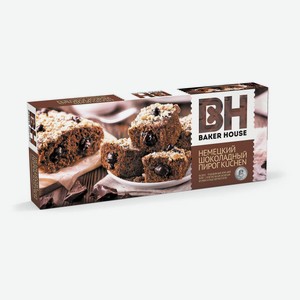 Пирог сладкий бисквитный Baker House Шоколадный, 350 г