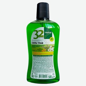 Ополаскиватель для полости рта Modum 32 Жемчужины Herbal Семь трав Беларусь, 500 мл
