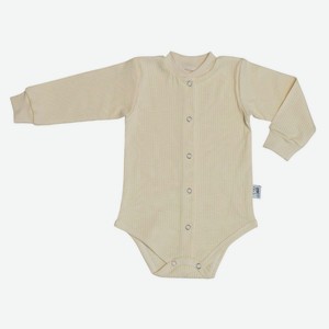 Боди для новорожденных «Амелли» бежевое, размер 80