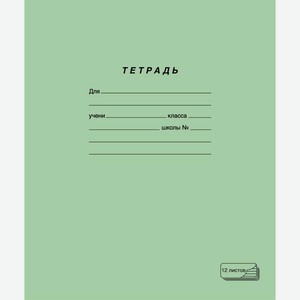 Тетрадь ПЗБМ школьная линейка 12л