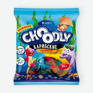 Мармелад Choodly Карибские чумиксы жевательный, 70г, 70 г