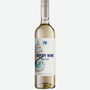 Вино Crispy Wine Fancy Cliff белое полусладкое 10.5%, 750мл, 750 мл