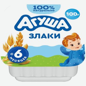 Творожок детский Агуша со злаками с 6 мес. 3.9%, БЗМЖ 100г, 100 г