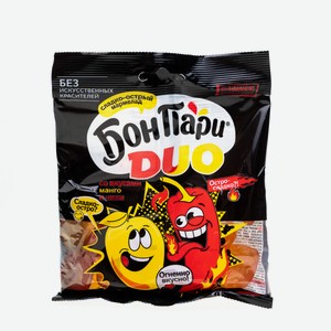 Мармелад Жев. Бон Пари Дуо Со Вкусами Сладкого Манго И Острого Перца Чили 100г