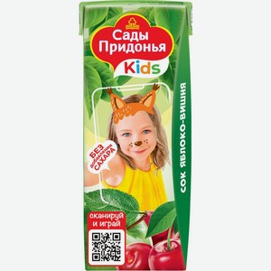 Сок Сады Придонья Яблоко-Вишня восстановленный