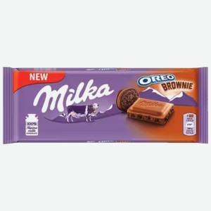 Шоколад Milka Oreo Brownie молочный 100 г