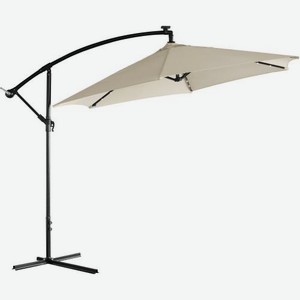 Зонт для террас с LED боковая опора d-2.7м в ассортименте