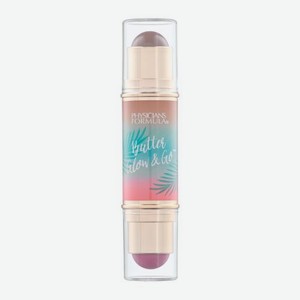 Мультистик для лица и губ тон Ягодный загар Physicians Formula Butter Glow & Go 10г