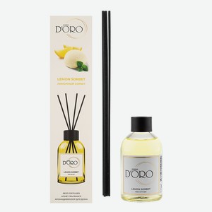GAMMA D ORO Диффузор ароматизатор для дома парфюм аромадиффузор  Лимонный сорбет , 100 мл