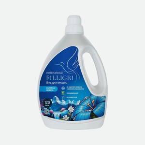 FILLIGRI Гель для стирки универсальный Альпийская свежесть, 3000 мл