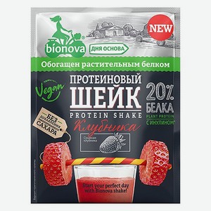 Шейк Bionova протеиновый клубника 25г