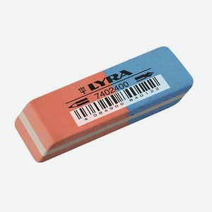 Ластик Lyra Eraser Красный-Синий L7402400