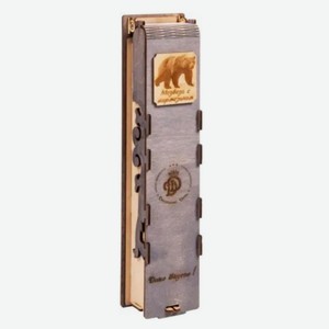 Колбаса медвежья сырокопченая «Деликатес Дичь» Медведь с пармезаном в подарочной упаковке, 230 г