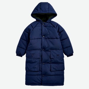 Куртка для мальчика Mothercare удлиненная синяя, р.92-140