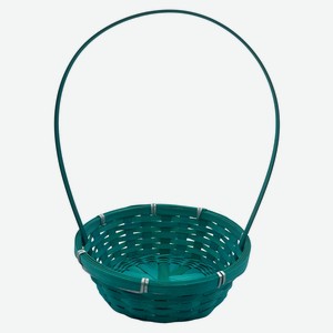 Корзина цветная бамбук 20х16 см, 1 шт в ассортименте