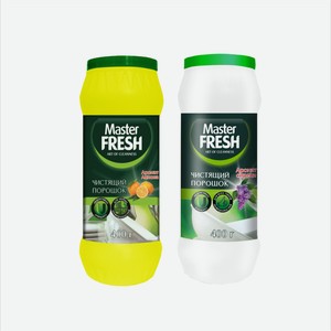 Чистящее ср-во  Master FRESH  порошок, лимон/сирень 400гр