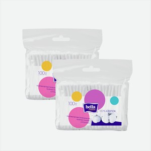 Ватные палочки БЕЛЛА 100шт