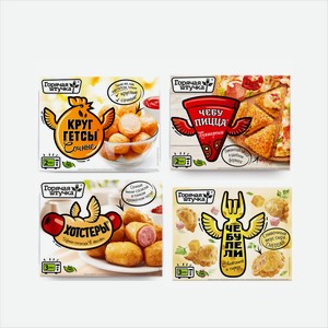 Мясные снэки Горячая штучка в ассортименте 250-300гр