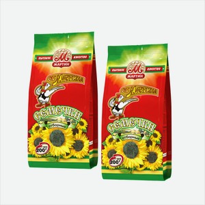 Семена подсолнечника ОТ МАРТИНА Отборные 200гр