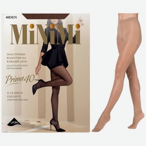 Колготки женские Minimi Prima 40 с шортиками 40 den р. 5 caramello