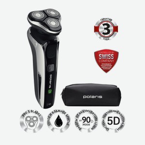Электробритва Polaris PMR 0307RC wet&dry PRO 5 blades+