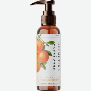 Маска для волос Pravilnaya Kosmetika Питательная Горький апельсин Облепиха 100мл