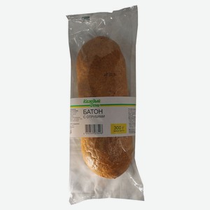 Батон АШАН «Каждый день» с отрубями, 300 г