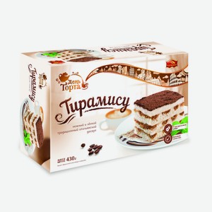 Торт Тирамису Черемушки 430г