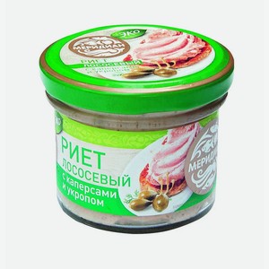 Риет Меридиан Эко из лосося с каперсами и укропом