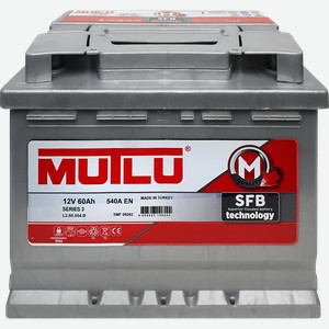 Аккумулятор MUTLU L2.60.054.B 60Ач 540А 14,8кг, прямая полярность, Арт. L2.60.054.B