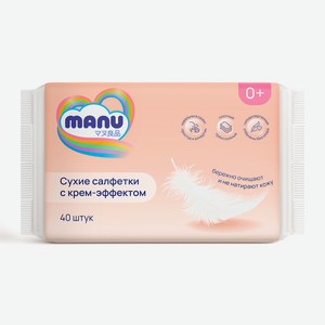 Бумажные салфетки MANU 40 шт.