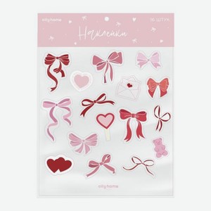 Объемные наклейки Бантики Сити Хоум Трейд 15шт