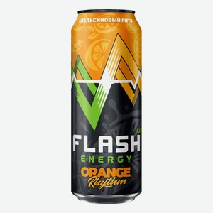 Напиток б/а  ФЛЭШ Энергия Апельсиновый ритм  0,45л Ж/Б