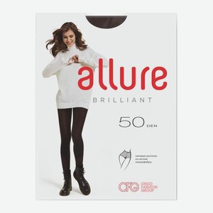 Колготки женские Brilliant Allure коричневые 50Д р.2