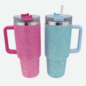 Термокружка с трубочкой в ассортименте, 1.1л