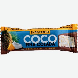Глазированный батончик с ананасом Snaq Fabriq Coco 40г