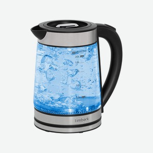 TIMBERK Электрический чайник T-EK27G01, цвет: Серебряный, 1 шт