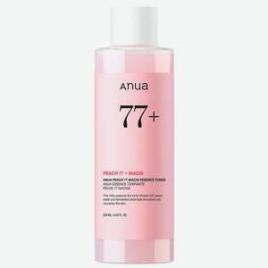 ANUA Тонер-эссенция для лица с экстрактом персика и ниацинамидом PEACH 77% NIACIN ESSENCE TONER, 250 мл