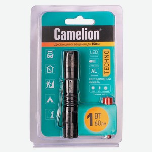 Фонарь светодиодный Camelion 1Вт 3 режима работы