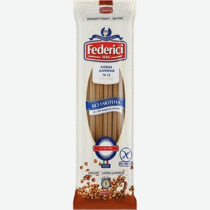 Лапша Federici №12 Linguine из гречневой муки без глютена 250г, 250 г