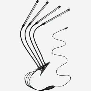 Светильник для растений ФАZА Кристалл 40Вт USB-кабель, настольный, Арт. CTL2-USB-bl