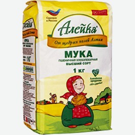 Мука Алейка, Высший Сорт, 1 Кг