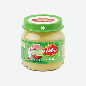 Пюре овощное Сады Придонья кабачок с 4 месяцев 80 г