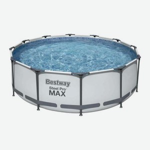 Каркасный бассейн круглый с лестницей и насосом 366*100см