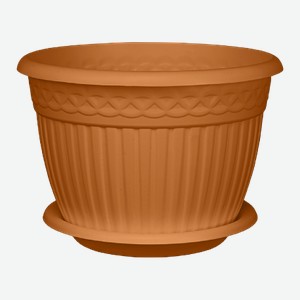 Кашпо Византия 3л. пластик