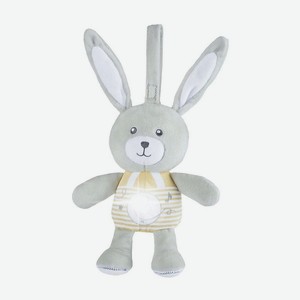 CHICCO Мягкая музыкальная игрушка  Звездный кролик  Lullaby Stardust Bunny, Серый